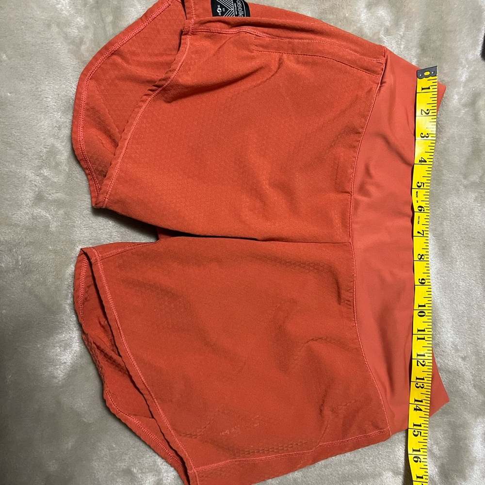 Oiselle long roga shorts